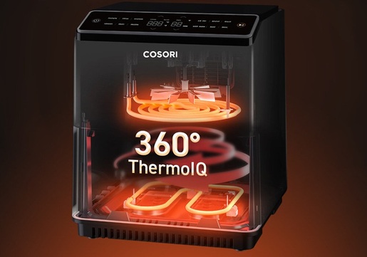 Cosori friteza na vrući zrak CAF-P583S-AEUR Dual Blaze, Wi-Fi; 1700 W, 6.4 L, 12 programa