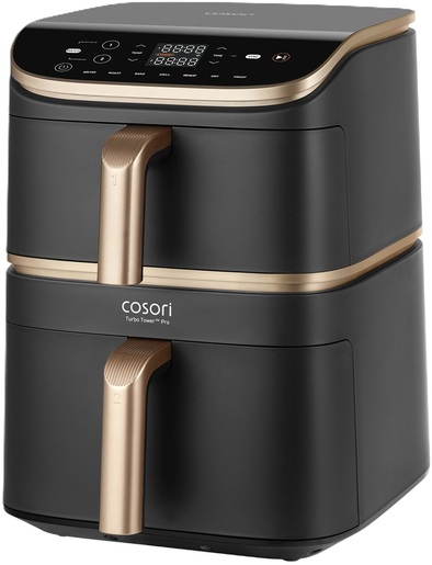 Cosori friteza na vrući zrak CAF-DC123S-DEUR Turbo Tower Pro Smart, Wi-Fi; 2630 W, 10.8 L