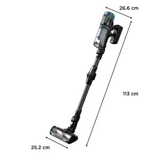 ROWENTA štapni usisivač RH9BC1WO X-Force Flex 14.80, 90 min rada, Aqua mop