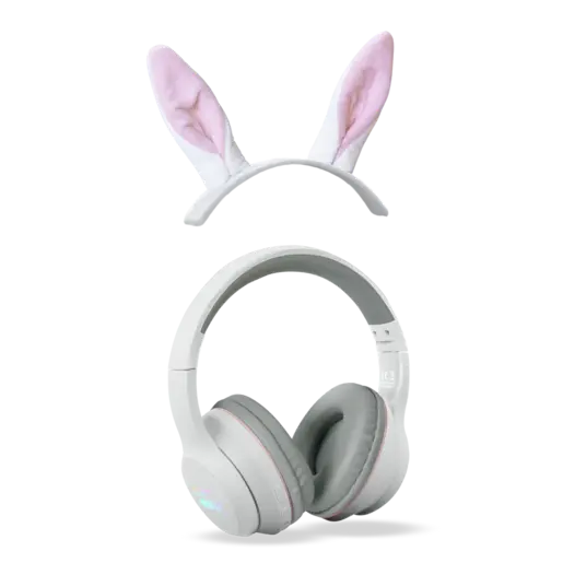 Kidywolf KIDYEARS Dječije Bluetooth slušalice s motivom 85 dB – Rabbit