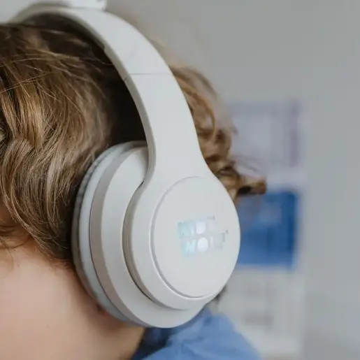 Kidywolf KIDYEARS Dječije Bluetooth slušalice s motivom 85 dB – Rabbit