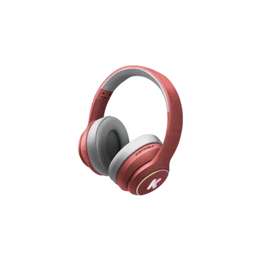 Kidywolf K-EARS Bluetooth slušalice za djecu i tinejdžere 85 dB – Red Dark