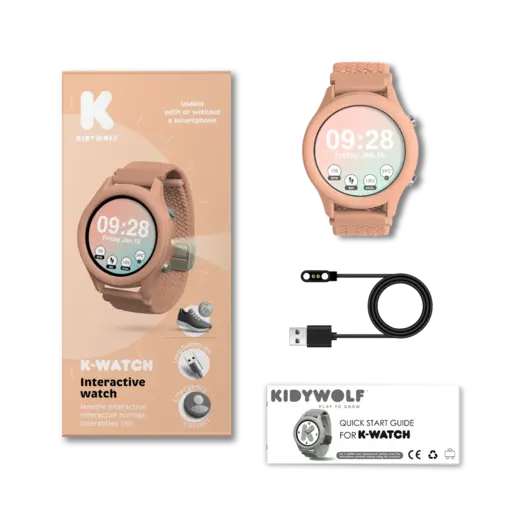 Kidywolf K-WATCH Multifunkcionalni dječiji pametni sat – Coral