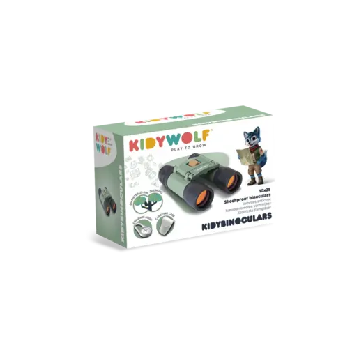 Kidywolf KIDYBINOCULARS Kompaktni dječiji dvogled 10x25 – Green