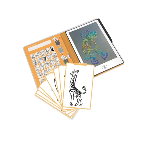 Kidywolf KIDYDRAW MINI Digitalna tabla za crtanje s 30 ilustracija - Animals