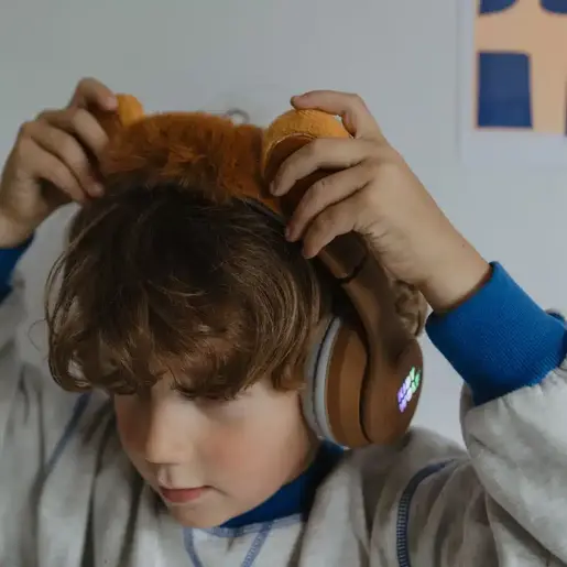 Kidywolf KIDYEARS Dječije Bluetooth slušalice s motivom 85 dB – Lion