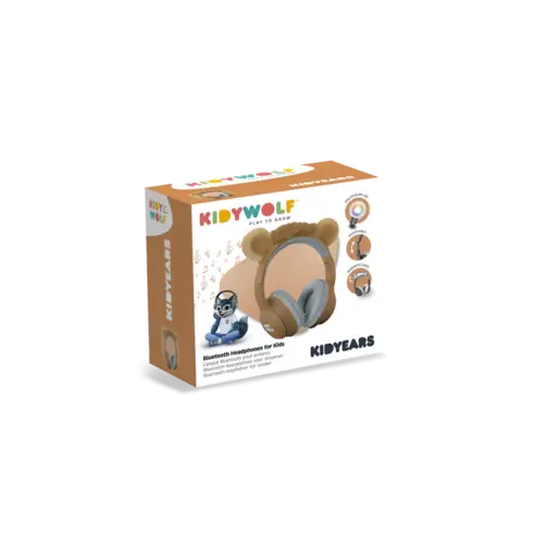 Kidywolf KIDYEARS Dječije Bluetooth slušalice s motivom 85 dB – Lion