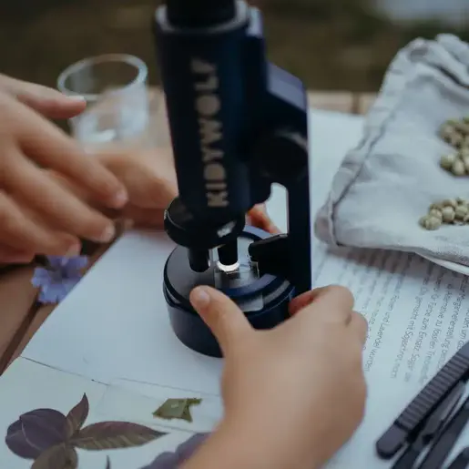 Kidywolf KIDYMICROSCOPE Prijenosni dječiji mikroskop x50/x150/x300 – Blue