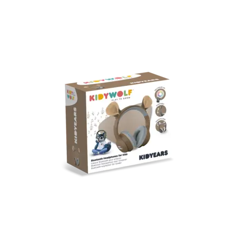 Kidywolf KIDYEARS Dječije Bluetooth slušalice s motivom 85 dB – Bear