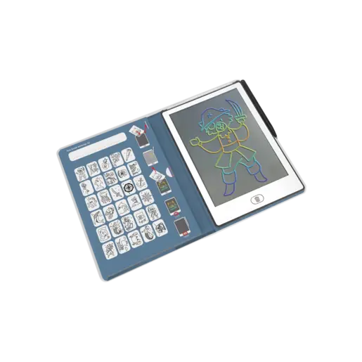 Kidywolf KIDYDRAW MINI Digitalna tabla za crtanje s 30 ilustracija - Oceans&Pirates