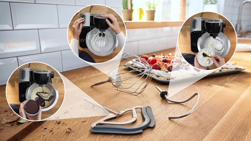 BOSCH kuhinjski robot MUM5XC4E MUM 5 Serie 4, 1000 W, 3.9 L