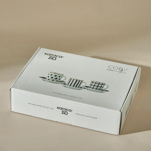 Karaca set šoljica za kavu Coby, 6/1