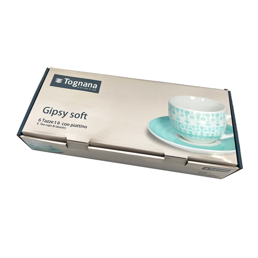 Tognana set šoljica 270ml Metropolis Gipsy Soft, 6/1 porculan