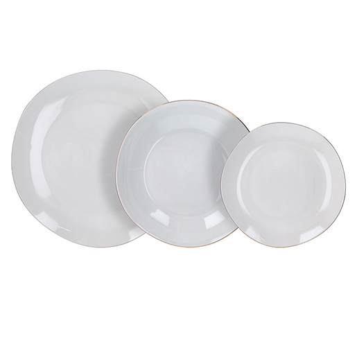 Tognana set tanjira Delphi Filo Oro 18/1 porculan