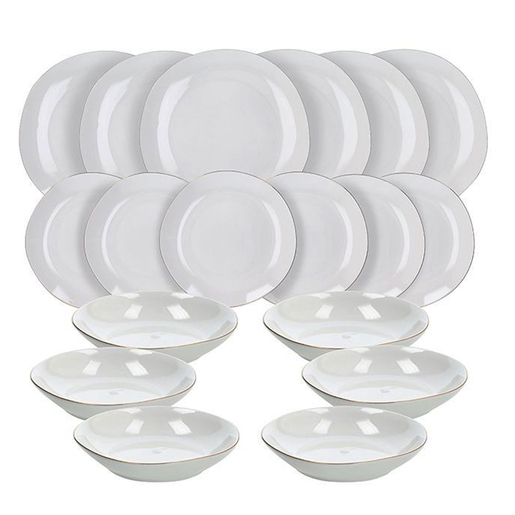 Tognana set tanjira Delphi Filo Oro 18/1 porculan