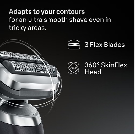 BRAUN aparat za brijanje 72-G1200s Series 7, 360° glava, 60 min, mokro/suho