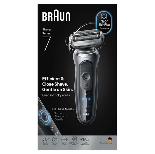 BRAUN aparat za brijanje 72-G1200s Series 7, 360° glava, 60 min, mokro/suho