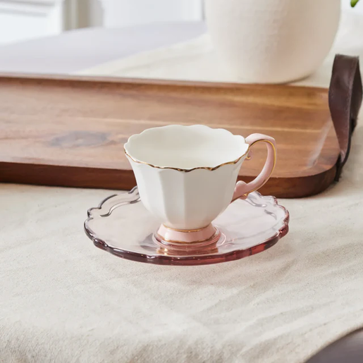 Karaca set šoljica za kavu Samo Pink 90ml, 2 komada