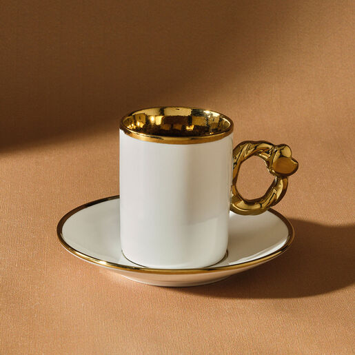 Karaca set šoljica za kavu Kalpli 80ml, 6 komada