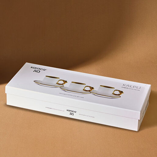 Karaca set šoljica za kavu Kalpli 80ml, 6 komada