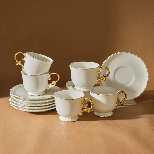 Karaca set šoljica za kavu Elegant 80ml, 6 komada