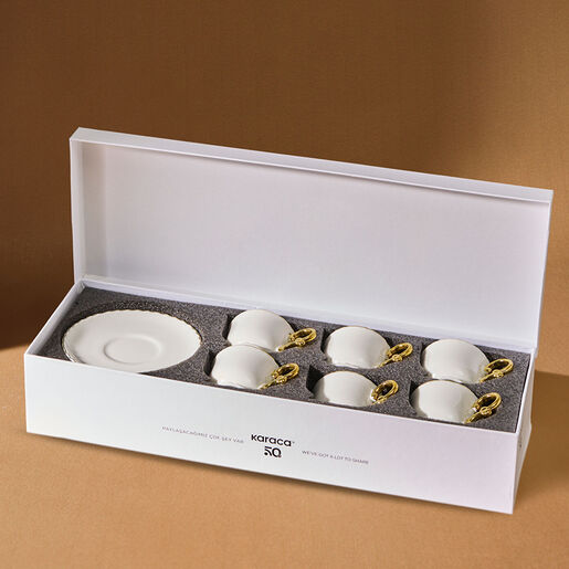Karaca set šoljica za kavu Elegant 80ml, 6 komada