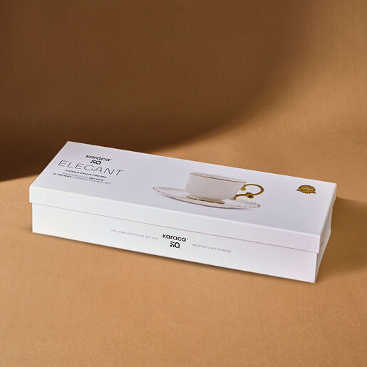 Karaca set šoljica za kavu Elegant 80ml, 6 komada