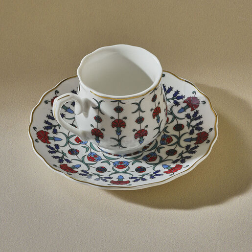 Karaca set šoljica za kavu Ebruli 90ml, 6 komada