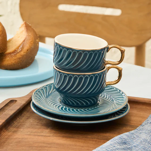 Karaca set šoljica za kavu Olympian 90ml, 6 komada