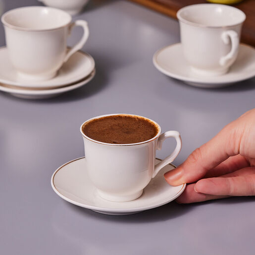 Karaca set šoljica za kavu Seraf 90ml, 6 komada