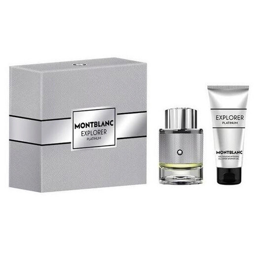 Mont Blanc Explorer Platinum EDP poklon set za muškarce – parfem 60 ml + 100 ml gel za tuširanje