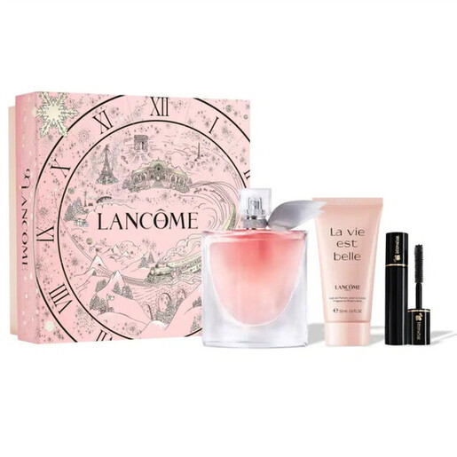Lancôme La Vie Est Belle EDP poklon set za žene – parfem 100 ml + 50 ml body lotion + 2 ml maskara