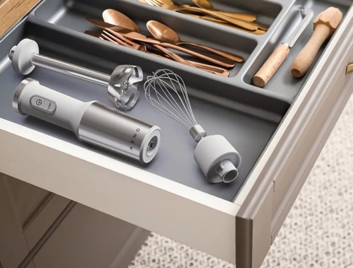 AENO ručni mikser AHB0004W, 1200 W, 18 brzina, bijeli