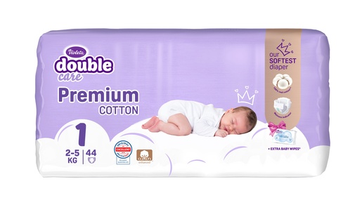 Violeta Air Dry Premium Cotton pelene Newborn 44/1 + maramice 99% voda 20 kom