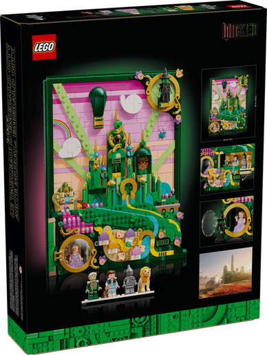 LEGO® Wicked Smaragdni grad – umjetnost zidova 75685