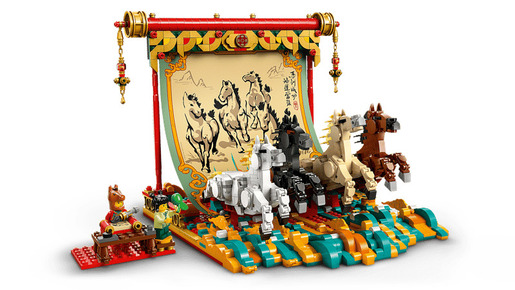 LEGO® Chinese Festivals Platno sa konjima u galopu 80119