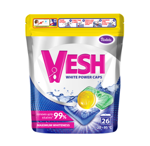 VESH White Power kapsule za pranje rublja 26 kom