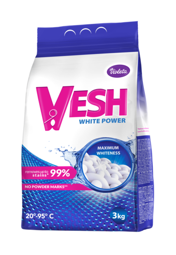 VESH White Power deterdžent u prahu za pranje veša 3 kg