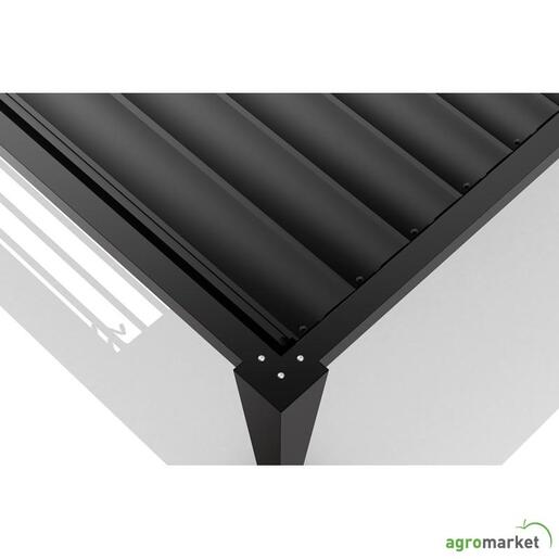 Green Bay aluminijumska vrtna pergola 3 × 4 m