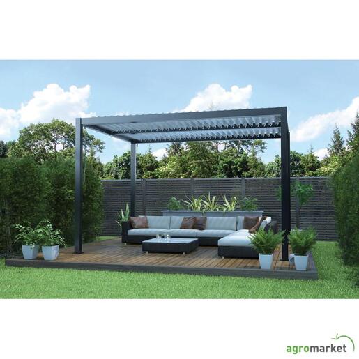 Green Bay aluminijumska vrtna pergola 3 × 4 m