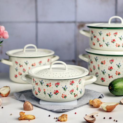 Metalac plitka šerpa FIORELLA 18cm/2lit