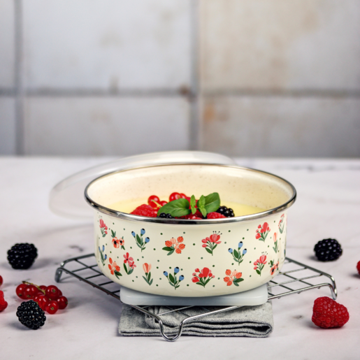 Metalac posuda za čuvanje hrane CVIJETNE RADOSTI 16cm/1,3lit