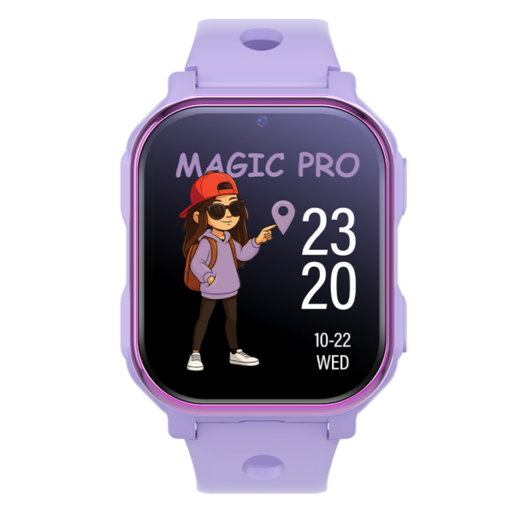 VIVAX Smart Kids Watch Magic 4G Pro, pametni sat, ljubičasti