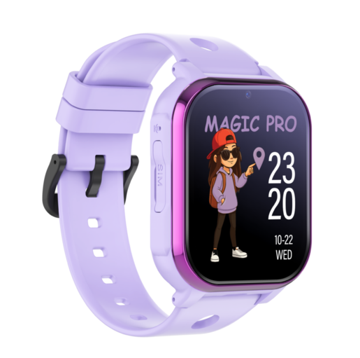 VIVAX Smart Kids Watch Magic 4G Pro, pametni sat, ljubičasti