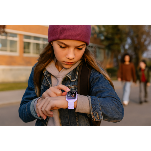 VIVAX Smart Kids Watch Magic 4G Pro, pametni sat, ljubičasti