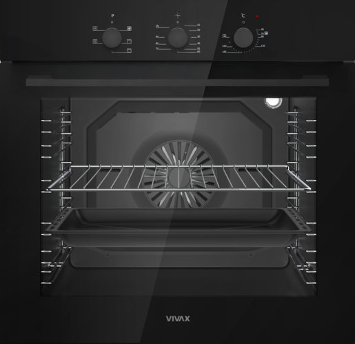 VIVAX HOME ugradbeni set EDGE LINE pećnica BO-806BFTM G + ploča BH-04MDOVC