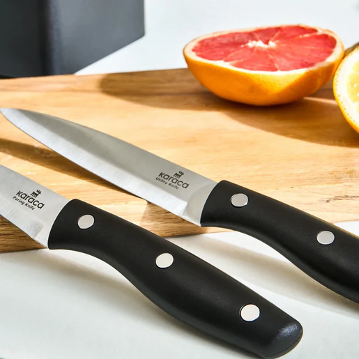 Karaca Mastercut Black set noževa sa stalkom, 6 komada