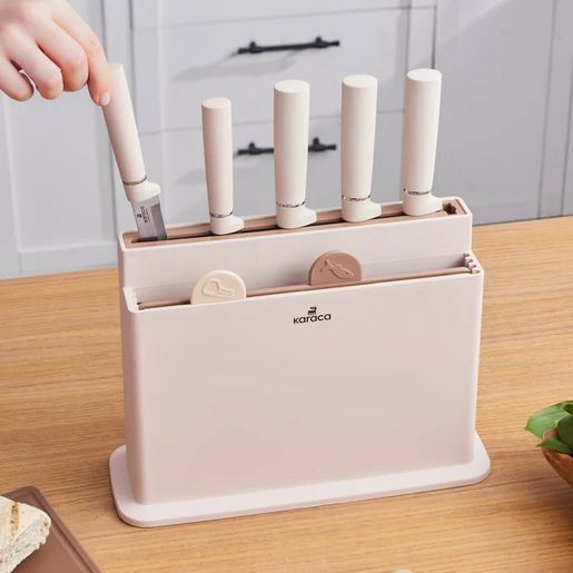 Karaca Chefs Harmony set noževa i daski, 9 komada