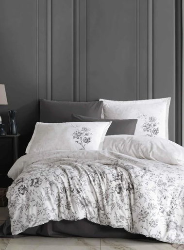 Dupla posteljina Clasy Napa Antrasit 200x220 – 100% pamuk