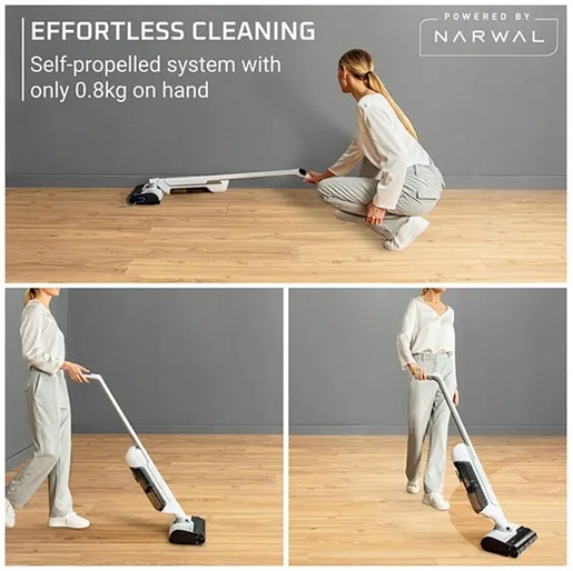 ROWENTA štapni usisivač GZ7540WO X-Clean 10 za mokro i suho čišćenje s funkcijom samočišćenja